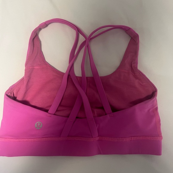 Lululemon energy bra in bright pink, size 4 - Picture 2 of 3